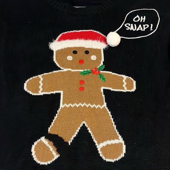 United States Sweaters, Gingerbread Christmas sweater, Women’s 3X - Picture 2 of 6